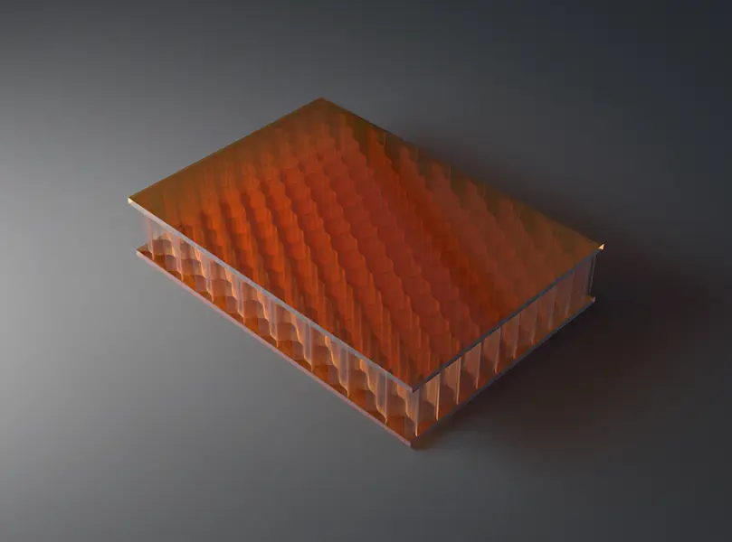 AIR-board® ECO color translucent honeycomb panels
