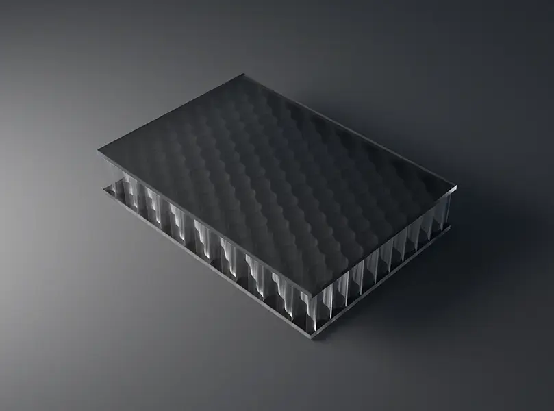 AIR-board® ECO satin translucent honeycomb panels