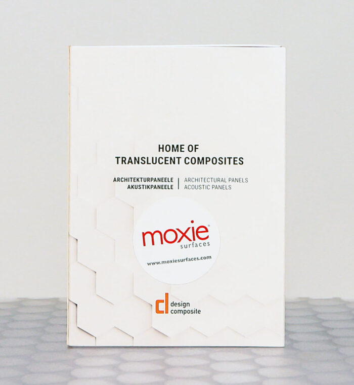 Moxie Surfaces - Moxie Small Sample Box closed