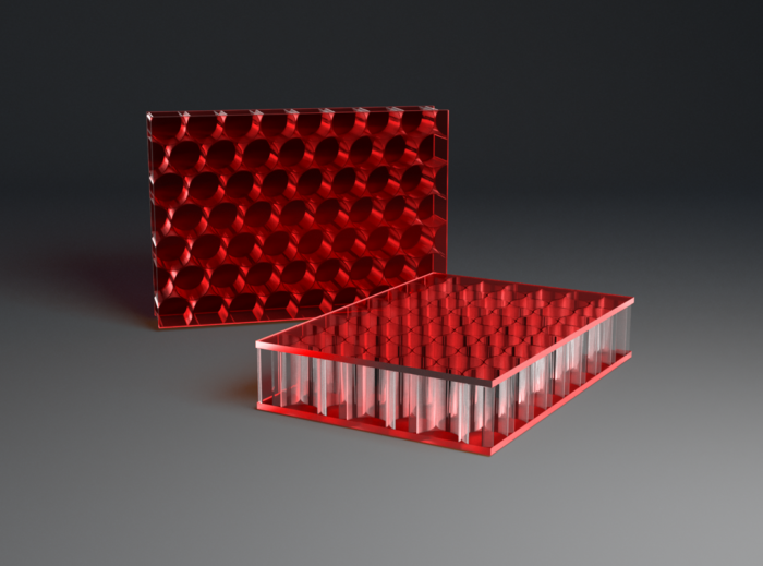 Moxie Surfaces - big AIR-board UV PC red