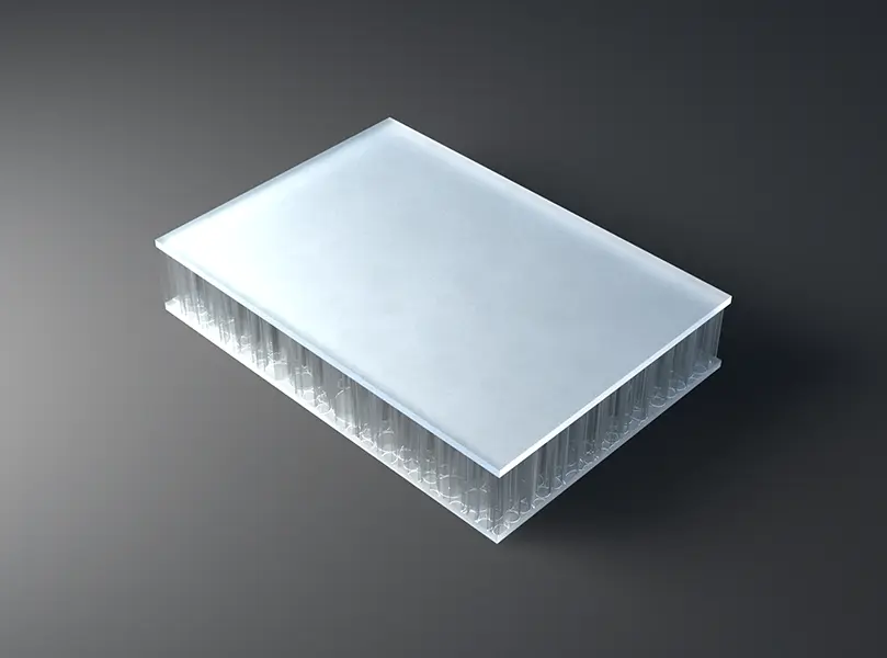 AIR-board® ECO satin translucent honeycomb panels