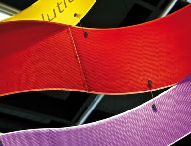Moxie Surfaces - exhibition bended panels AIR board color