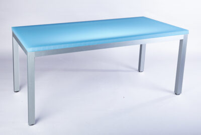 Moxie Surfaces - table clear PEP satin ice blue