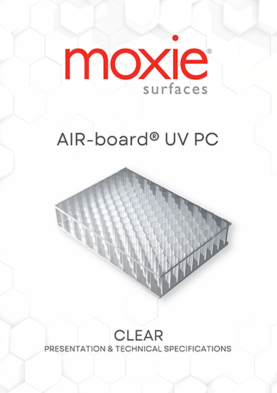 Moxie Surfaces - AIR board® UV PC WEB print