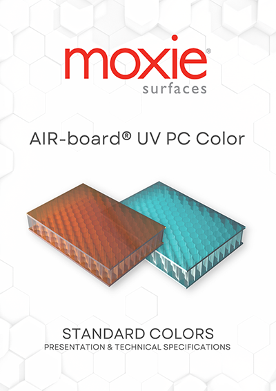 Moxie Surfaces - AIR board® UV PC color standard WEB retina