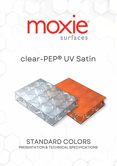 Moxie Surfaces - clear PEP® UV Satin Standard WEB retina