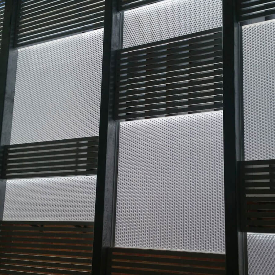 Premium clear-PEP translucent honeycomb panels used in architecture