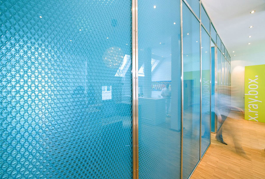 clear-PEP in dental clinic wall partitions