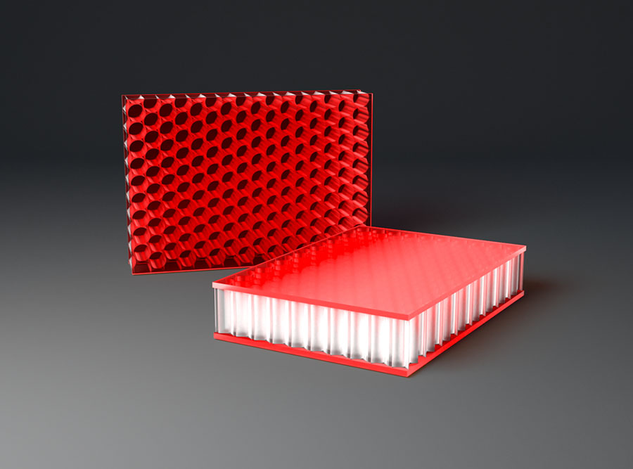AIR-board UV PC red