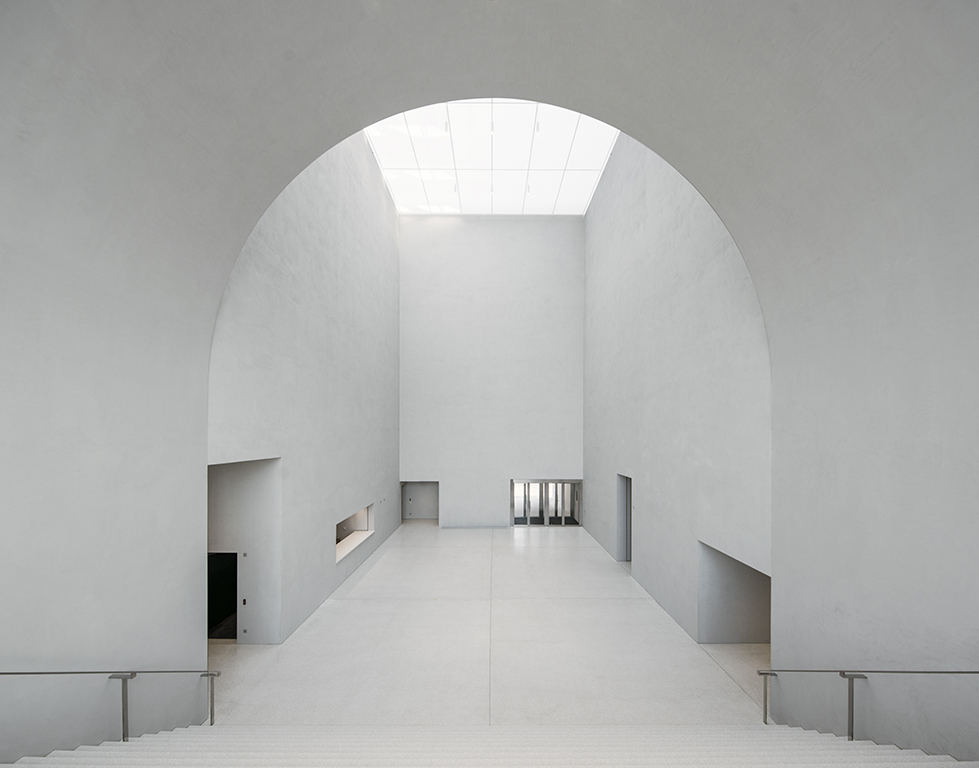 Lausanne Museum skylight: AIR-board panels enhance acoustics and light