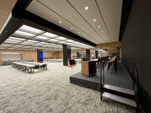 MoxieSurfaces - AIR-board acoustic ceiling at Morgan Stanley