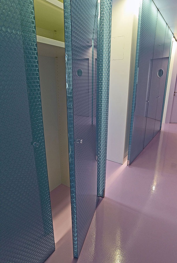 Moxie Surfaces - clear-PEP ECO polycarbonate panels for doors and walls