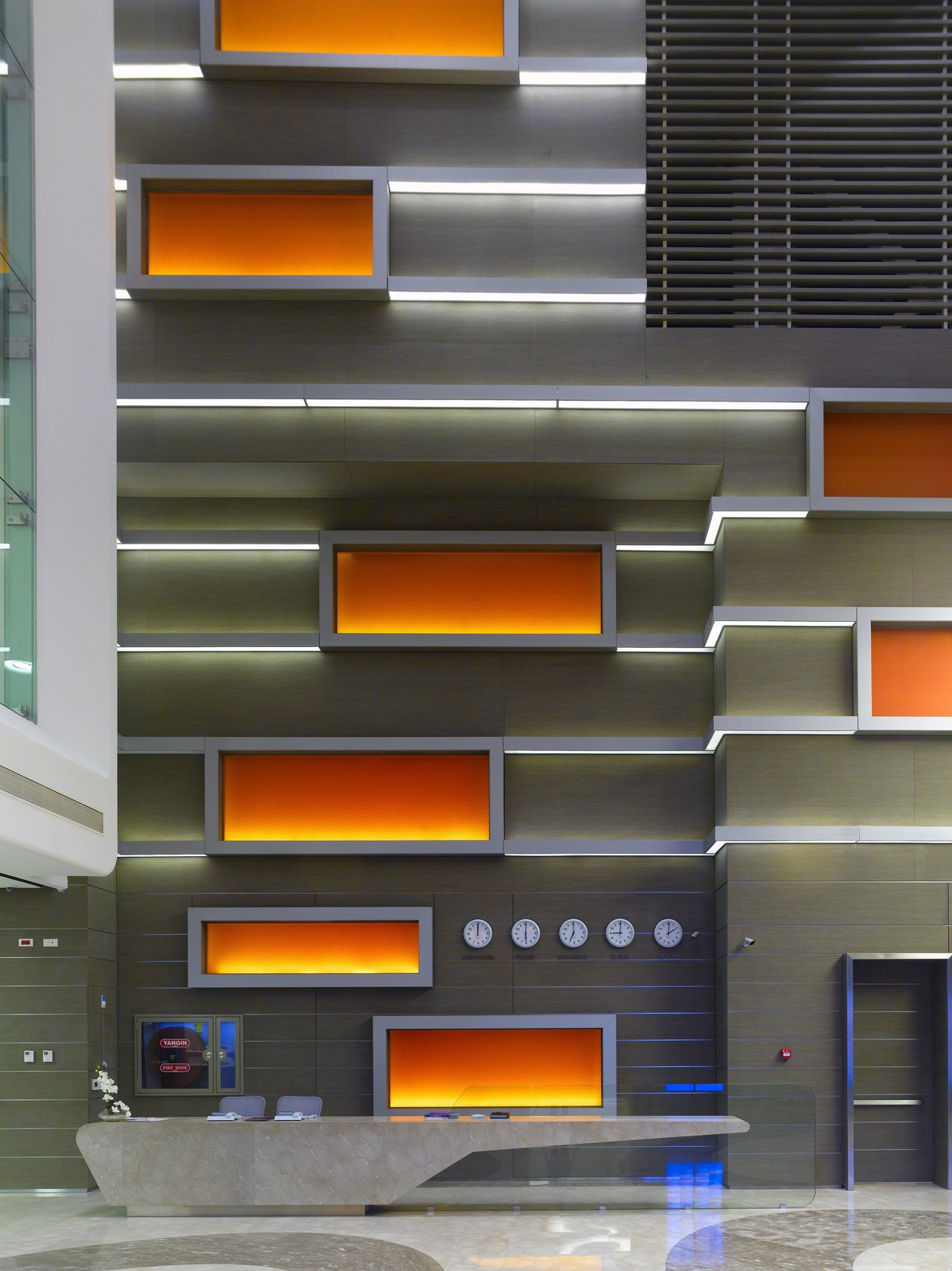 backlit wall panels for healthcare interiors