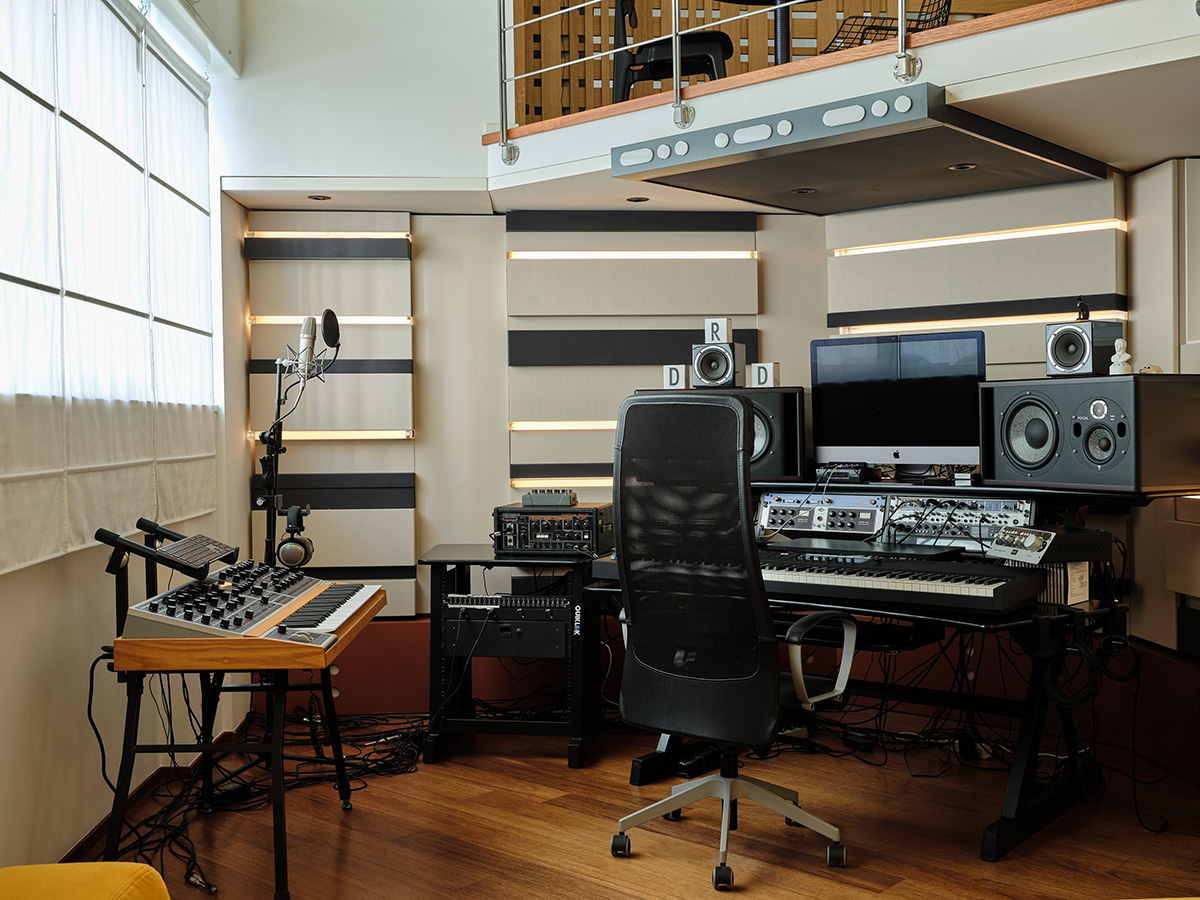 backlit acoustic panels for home studio