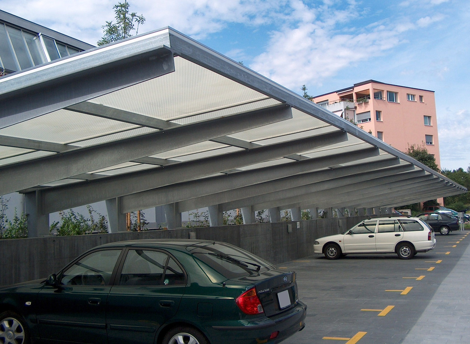 Moxie Surfaces - clear-PEP ECO as carpool roof