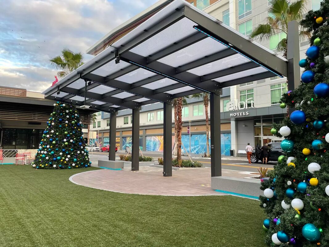 weather resistant canopy panels