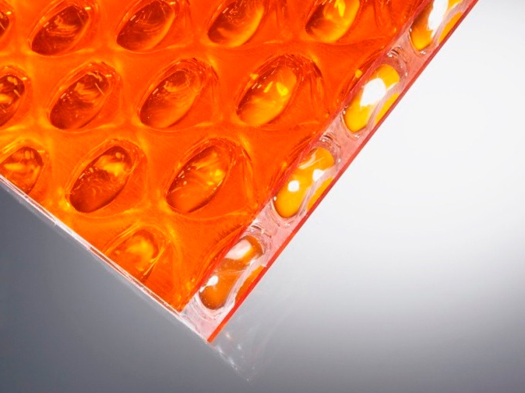 Moxie Surfaces - clear-PEP ECO color - orange detail