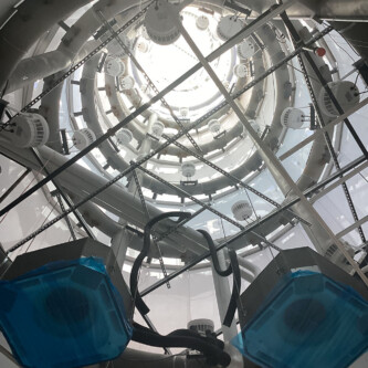 AIR-board Opal 30 columns at Baylor's Hurd Welcome Center AIR-board columns at Baylor's Hurd Welcome Center