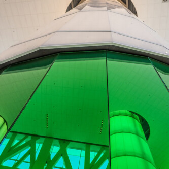 AIR-board Opal 30 columns at Baylor's Hurd Welcome Center AIR-board columns at Baylor's Hurd Welcome Center
