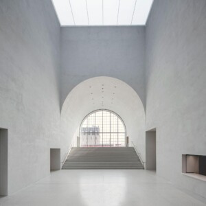 MoxieSurfaces AIR-board acoustic ceiling in museum