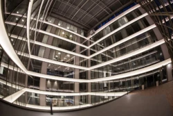 AIR-board acoustic backlit cladding Moxie Surfaces - AIR-board Acoustic Quiet cladding