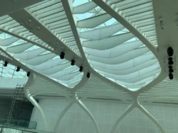 AIR-board acoustic ceiling baffles Silicon Central Mall Dubai AIR-board acoustic ceiling baffles Silicon Central Mall Dubai