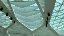 AIR-board acoustic ceiling baffles Silicon Central Mall Dubai AIR-board acoustic ceiling baffles Silicon Central Mall Dubai