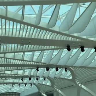 AIR-board acoustic ceiling baffles Silicon Central Mall Dubai AIR-board acoustic ceiling baffles Silicon Central Mall Dubai