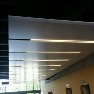 AIR-board acoustic as hallway ceiling clouds AIR-board acoustic as hallway ceiling clouds