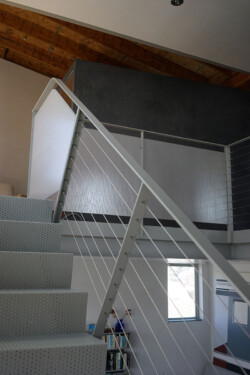 AIR-board Acoustic translucent honeycomb panels for stair rails AIR-board Acoustic translucent honeycomb panels for stair rails