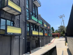 clear-PEP satin balcony cladding Moxie Surfaces - clear-PEP Satin for balcony