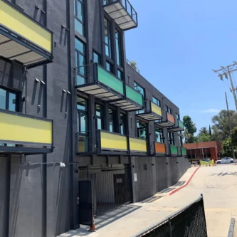 clear-PEP satin balcony cladding Moxie Surfaces - clear-PEP Satin for balcony