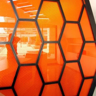 clear-PEP UV PC color for custom separator wall clear-PEP UV PC color for custom separator wall