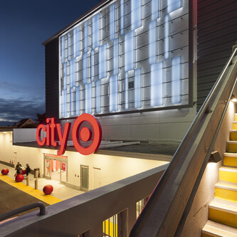 City Center receives a clear-PEP satin translucent honeycomb panels facelift City Center receives a clear-PEP satin translucent honeycomb panels facelift