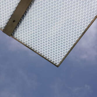 clear-PEP UV PC canopy over the Galicot Residence clear-PEP UV PC canopy over the Galicot Residence