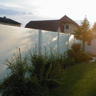 Durable clear-PEP opal fences for garden privacy and style Durable clear-PEP opal fences for garden privacy and style