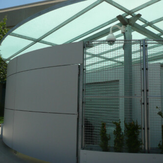 UCSD Cafe's Cool Comfort: clear-PEP UV PC Sunshades UCSD Cafe's Cool Comfort: clear-PEP UV PC Sunshades