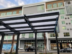 Stylish clear-PEP Sunshades: Enhancing Public Plaza Aesthetics Stylish clear-PEP Sunshades: Enhancing Public Plaza Aesthetics