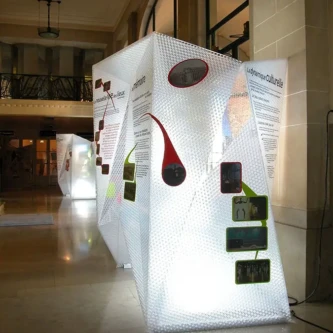 clear-PEP UV PC backlit expo stand clear-PEP UV PC backlit expo stand