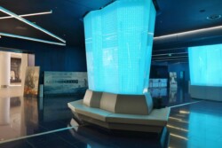 clear-PEP backlit cinema reception columns: versatile & durable ambiance clear-PEP backlit cinema reception columns: versatile & durable ambiance