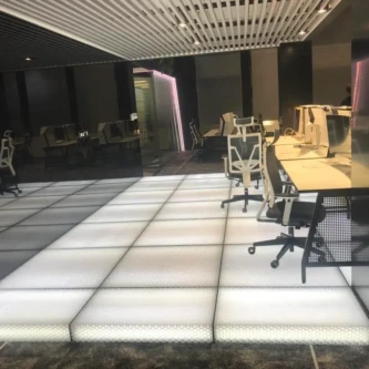 clear-PEP UV PC stage honeycomb office floor: durable & sophisticated clear-PEP stage honeycomb office floor: durable & sophisticated