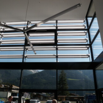 Modern sun shading systems using clear-PEP ECO PC stage MoxieSurfaces - Modern sun shading systems using clear-PEP ECO PC stage