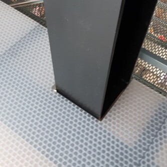 Durable and translucent clear-PEP ECO PC stage panels for mezzanine flooring MoxieSurfaces - clear-PEP ECO PC stage - translucent ceiling and floor for mezzanine