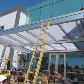 MoxieSurfaces - clear-PEP clear - Medical Center Canopy MoxieSurfaces - clear-PEP clear - Medical Center Canopy