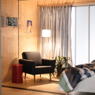 Architectural translucent acoustic panels for indoor modular designs MoxieSurfaces - architectural translucent acoustic panels - AIR-board acoustic quiet - ADAPTER project