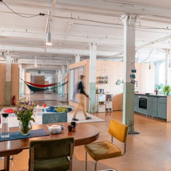 Architectural translucent acoustic panels for indoor modular designs MoxieSurfaces - architectural translucent acoustic panels - AIR-board acoustic quiet - ADAPTER project