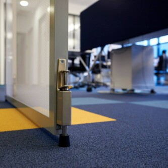 Lightweight honeycomb core polycarbonate panels for office partitions MoxieSurfaces - AIR-board ECO lightweight honeycomb core polycarbonate panels