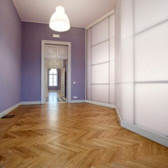 Satinized translucent panels redefine how spaces are divided MoxieSurfaces - clear-PEP satin interior walls and partitions